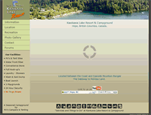 Tablet Screenshot of kawkawalake.net